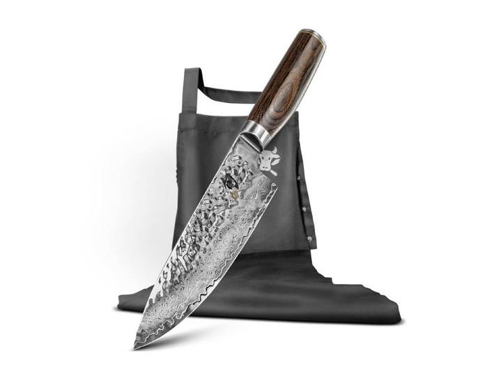 KAI Santokumesser KAI Shun Premier Tim Mälzer Geschenkset Kochmesser + Kochschürze TDM17, geschmiedet
