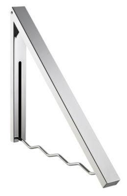 Wandgarderobe, klappbar, inkl. Montagematerial, Eisen, silber-chrom