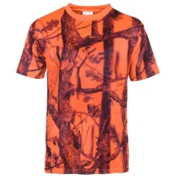 Percussion, Herren, Sportshirt, T-Shirt Jagd neonfarben (XL), Mehrfarbig, XL