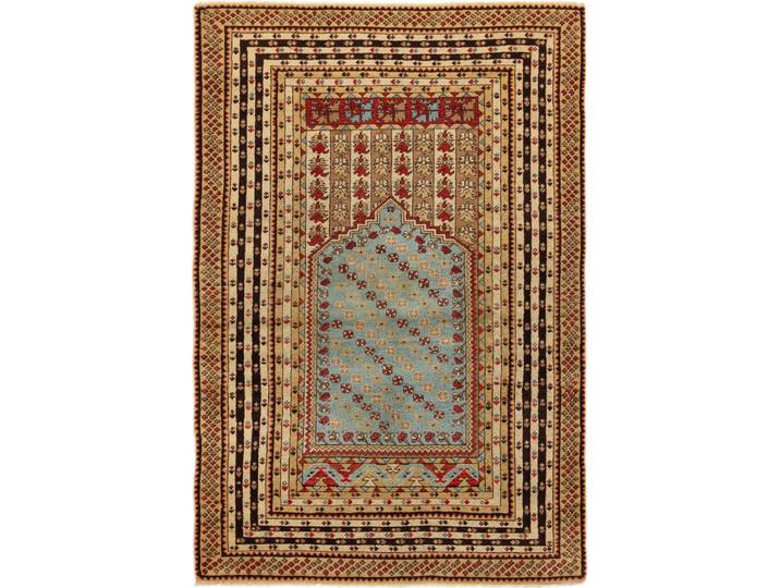 Turkei Anatolia Alt Teppich 122x181 Handgeknüpft Orientteppich Wolle
