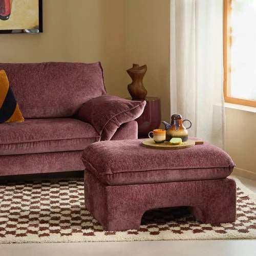 NOUS Living hocker Woodstock soft body stoffen