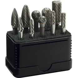 BEZ, Fräser, TC Rotary Burrs set 10 pcs,cut 6, shank O 6 mm ZYA