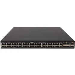 HPE E N FlexFabric 5710 Switch, 48 XGT, 6 QSFP+ or 2 QSFP28 Ports, ToR, IRF, Static Routing, RIP, PF (48 Ports), Netzwerk Switch, Schwarz