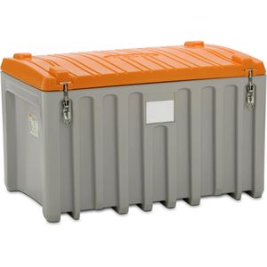 CEMO Fahrzeugbox CEMbox, 10334, aus Kunststoff, 400 l, spritzwassergeschützt & abschließbar, 120 x 75 x 79 cm