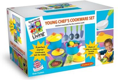 Small World Toys Young Chef's Cookware 11-Piece Playset - Multi