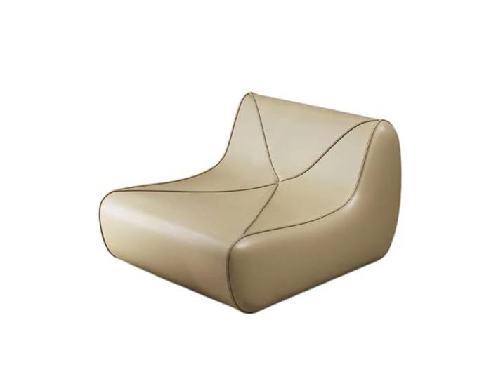Xumh2024-3 Sitzsack Lazy Sofa Liege for Schlafen, Balkon, Tatami, Einzelsessel, kleine Schlafzimmercouch(Grigio)