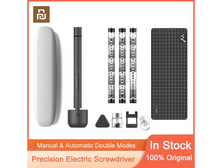Xiaomi-Mini jeu de tournevis électriques de précision, tournevis sans fil, aste avec lumière LED, outil de réparation de bricolage, Wowstick 1F Pro
