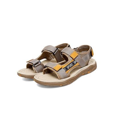 Leichte und strapazierfähige Herren-Sportsandalen mit Klettverschluss für Outdoor-Aktivitäten wie Urlaub, Strandurlaub und Wandern.