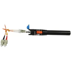 Synergy 21 LWL Fiber Checker/Prüfer VFL für SM/MM für 1,25/2,5mm Ferrulen, bis ca. 10km, Tester, Zubehör Netzwerk