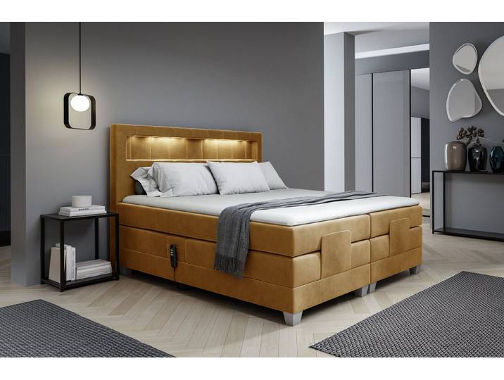 DB-Möbel Boxspringbett Boxspringbett ELON Elektrisch Bett - Möbel-vom Hersteller
