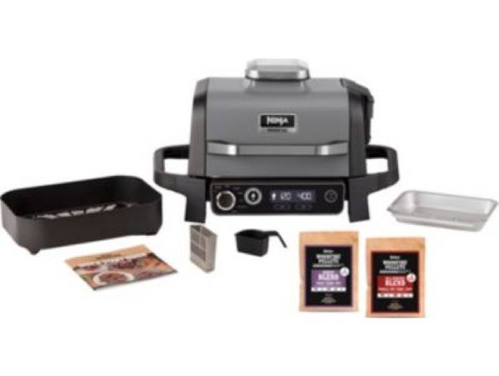 Ninja - Barbecue Électrique Woodfire Og701eu À Poser, 33x28 Cm