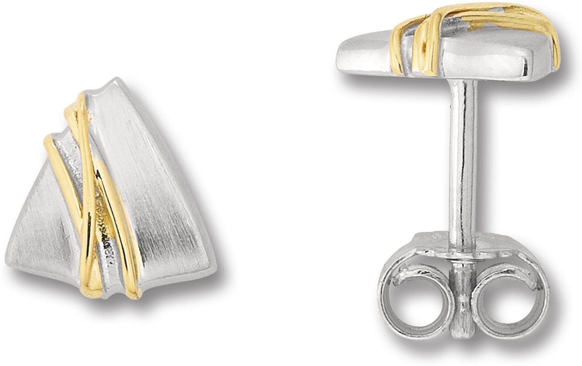 Paar Ohrstecker ONE ELEMENT "Ohrringe Ohrstecker aus 925 Silber", silber, Ohrringe, Damen, Damen, Silber 925 (Sterlingsilber), Sanfte Linie – unaufdringlich und geschmackvoll