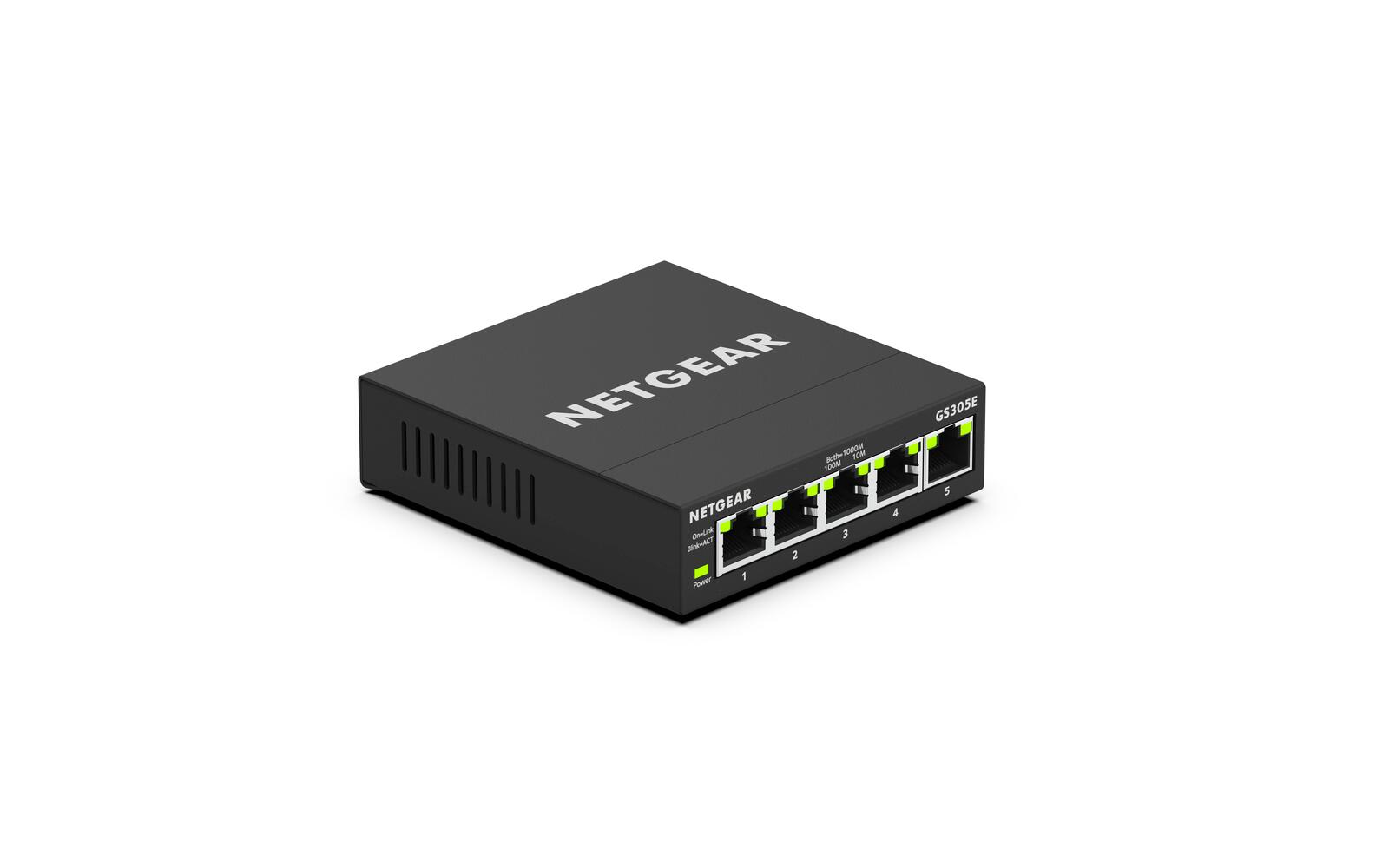 Netgear GS305E-100PES 5-Port Gigabit Ethernet Easy Smart Managed Essentials Switch