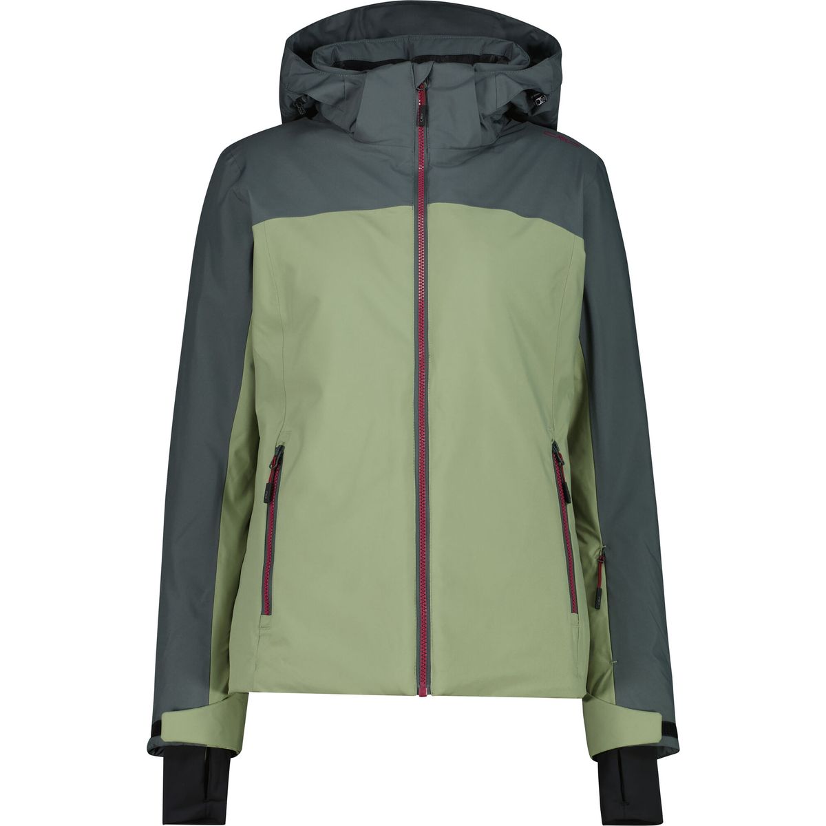 CMP Woman Ski Ski Jacket Zip Hood green tea (E624) 50 35W0226-E624-50