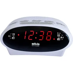 SILVA UR 1195 weiß PLL UKW Uhrenradio