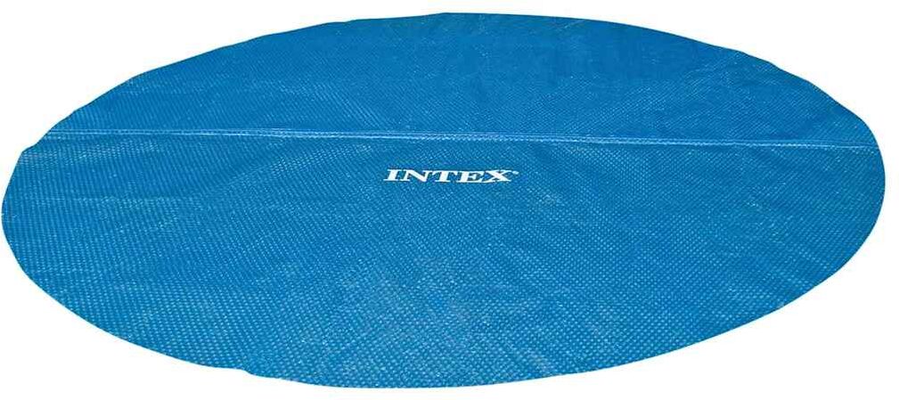 INTEX Couverture solaire de piscine Bleu 206 cm Polyéthylène