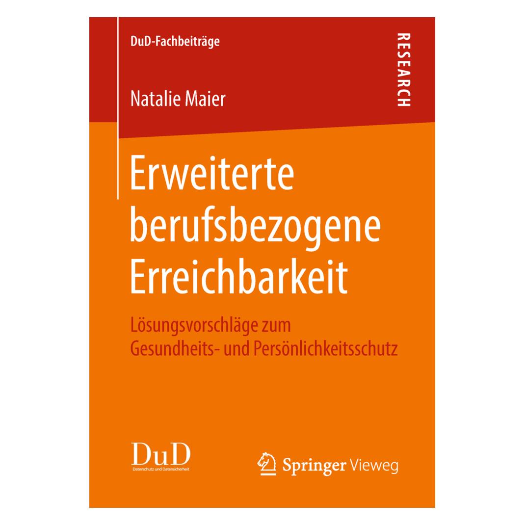 Springer Erweiterte berufsbezogene Erreichbarkeit (Deutsch, Softcover, Natalie Maier) (56012599)