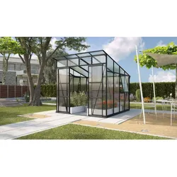 Vitavia Gewächshaus "Playa 7600",schwarz,7,6 m2