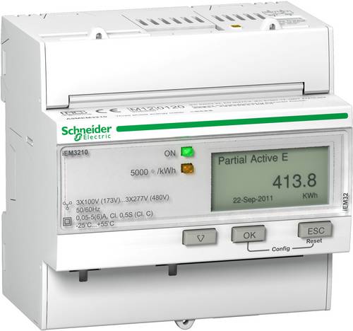 Schneider Electric A9MEM3210 A9MEM3210 E-Zähler digital MID-konform: Ja 1St.
