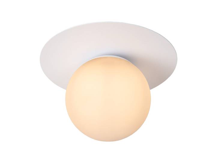Lucide TRICIA - Plafonnière - Ø 25 cm - 1xE27 - Wit