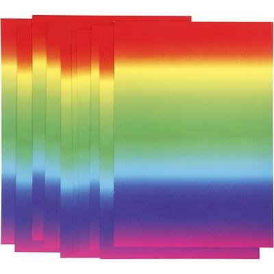 Creativ Company Regenbogen-Papier, A4, Blatt 210x297 mm, 180 g, 10 Blatt