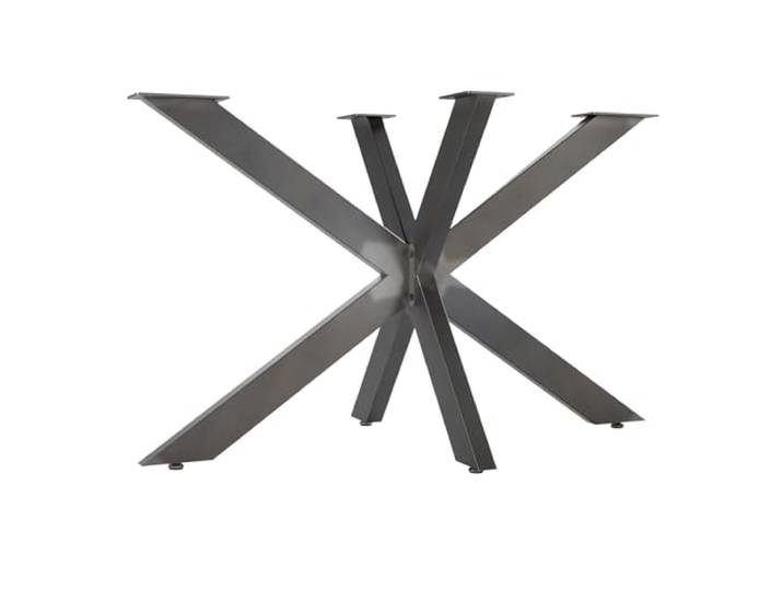 SOTECH Tischgestell Spider/Schwerlast Tisch-Beine Rohstahl lackiert Höhe: 710 x Breite: 680 x Länge: 1200 mm bis 500 kg Belastbarkeit Tisch-Kufen für DIY-Projekte Esstische