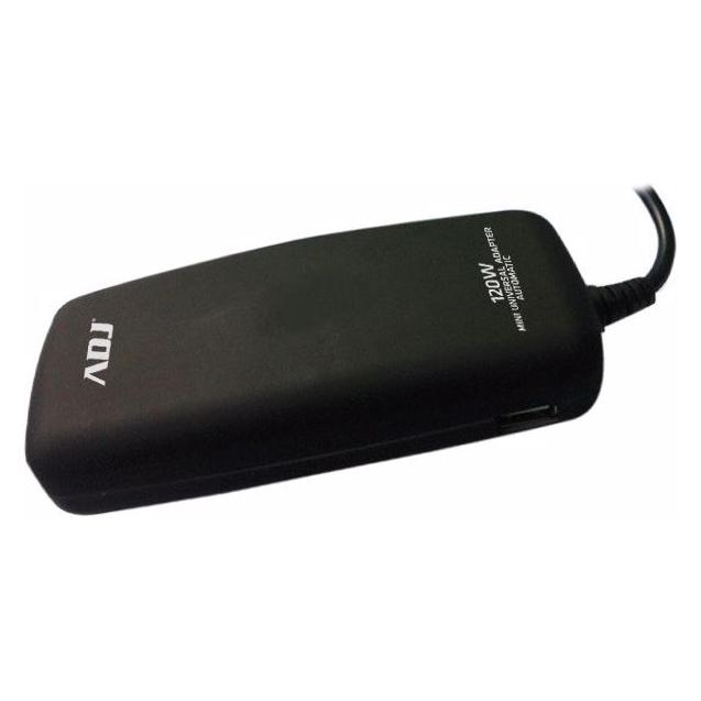 ADJ Alimentatore Notebook 120w Mini Bk 8 Conn 3pin Auto Con Porta USB (120 W) (160-00126)