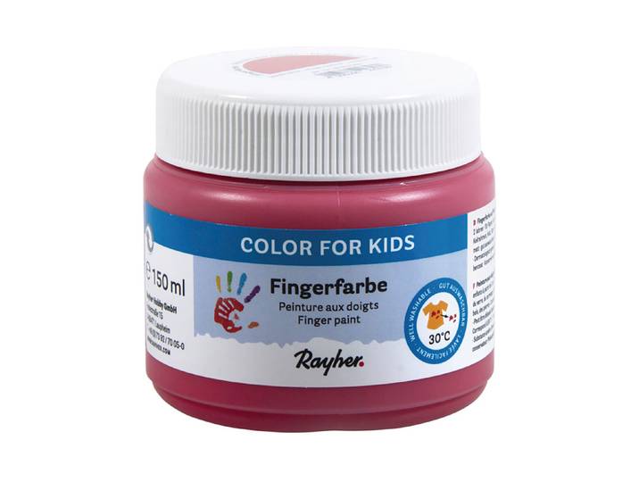 Rayher Fingerfarbe Kardinalrot 150 ml