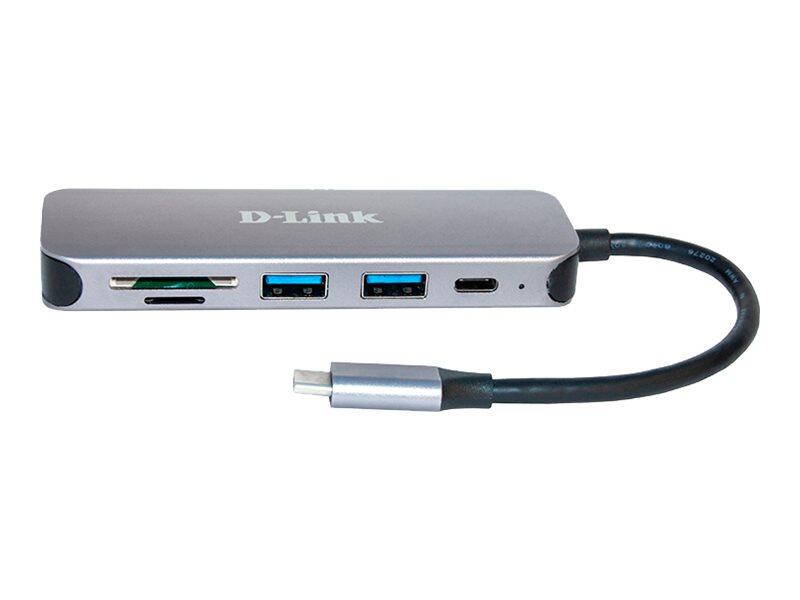 D-Link DUB-2325/E, 5-in-1 USB-C-Hub mit Kartenleser