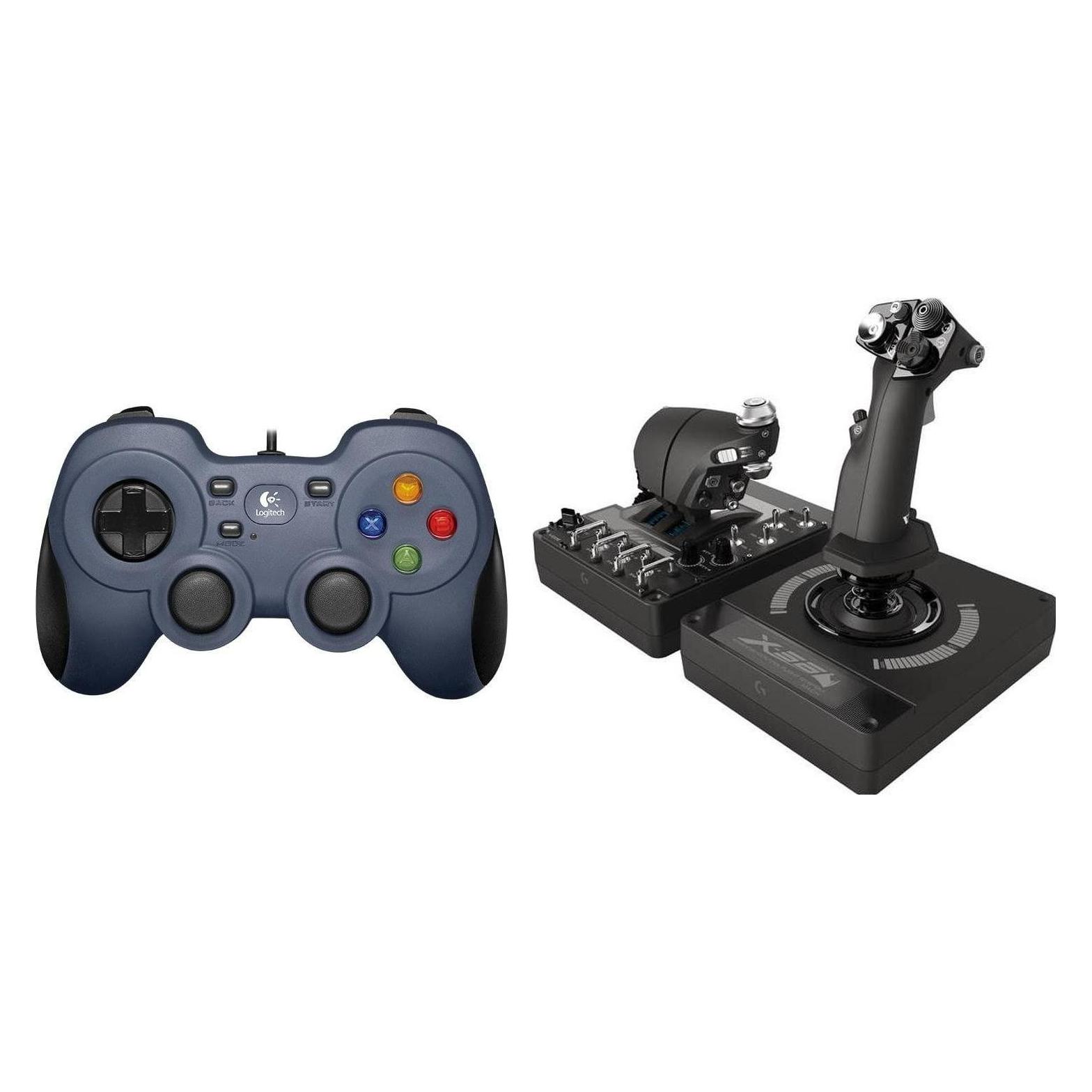 Logitech Pad F310 (940-000135) + G X56 Hotas (945-000059) (PC) (6094053983933)