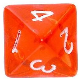 Rebel RPG Dice Set - Mini Crystal - Raudona (21192638)