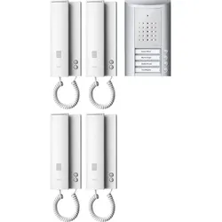Ritto 1841420 Entravox Audio Set 4 WE, silber/weiß