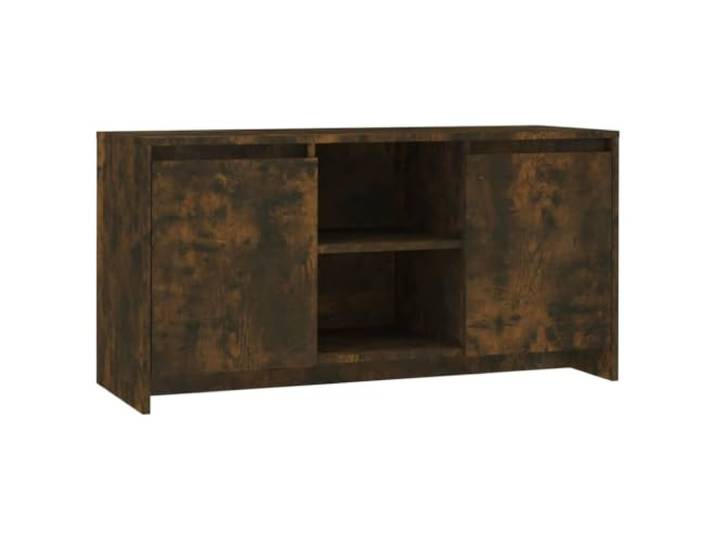 hliofuir TV-Schrank Räuchereiche 102x37,5x52,5 cm Lowboard Holzwerkstoff Funktionaler Fernsehschrank mit Türen und Fächern, ideal für Wohnzimmer und Schlafzimmer zur geordneten Aufbewahrung.