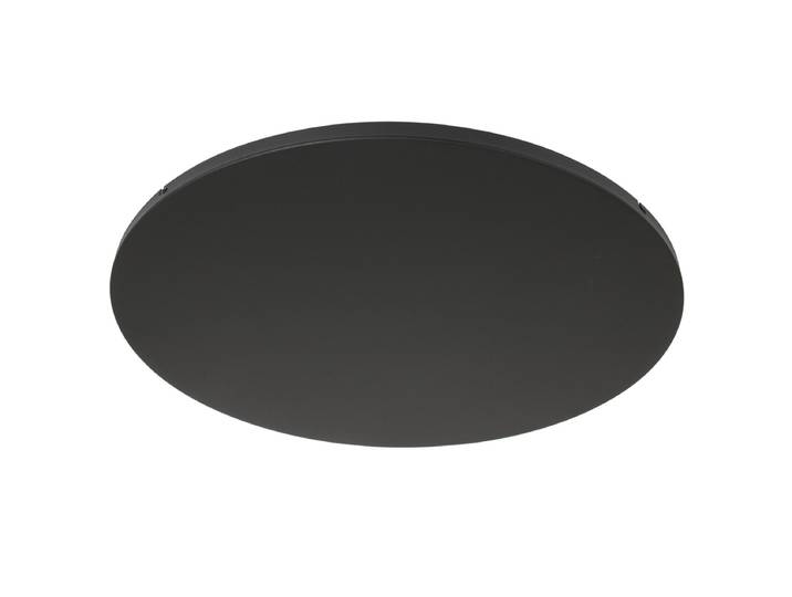 Ylumen Plafondplaat Ø 70 cm - zonder gaten - zwart