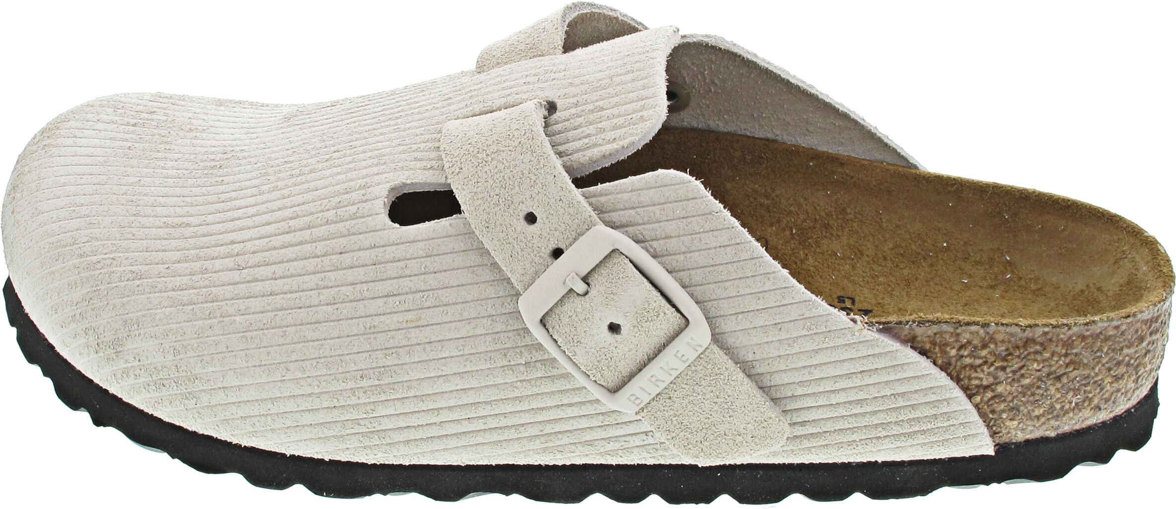 Birkenstock Boston LEVE Corduroy antique white 36 female