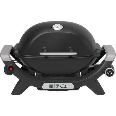 Gasgrill WEBER "Q1100N", schwarz, B:65cm H:38cm T:44cm, Grills, Mit Deckelthermometer