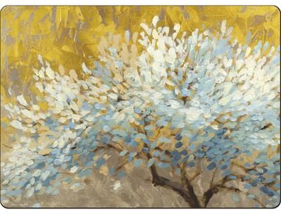 Cala Home Hardboard Placemats - A Thousand Lifetimes - Set of 4 - 15.5x11.25x.200