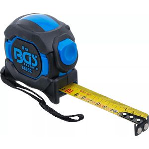 BGS-technic Maßband 74352, 8m, mit Magnethaken