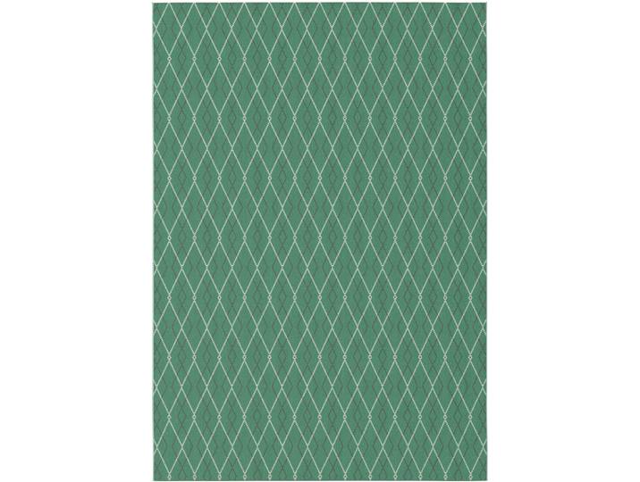 Outdoor-Teppich Star Grün Einfarbig/Streifen/Symmetrie Polypropylen 80 x 200 cm - Outdoor-Teppich