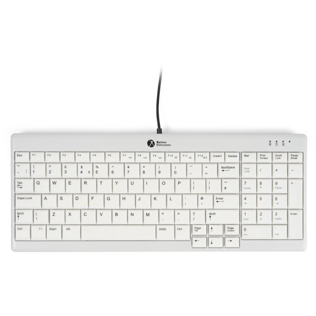 BakkerElkhuizen Tastatur Ultraboard 960 V2 Compact US retail