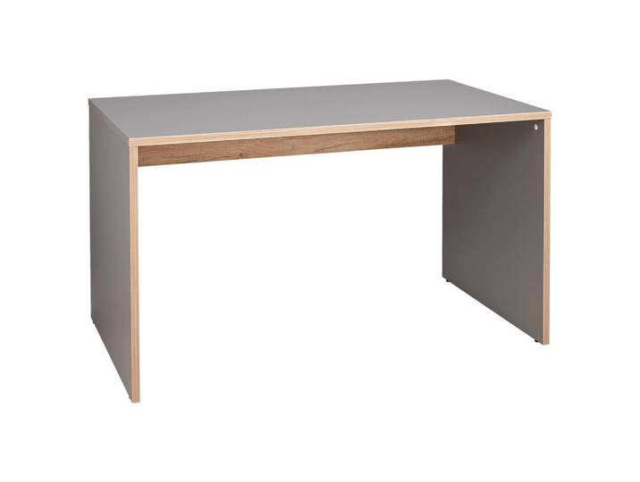 Paidi Jugendschreibtisch Sten, Grau, Eiche, Wange, 70x72.7x130 cm, Blauer Engel, Goldenes M, Arbeitszimmer, Schreibtische, Jugendschreibtisch & Kinderschreibtisch