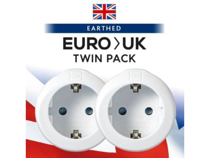 Go Travel - Adaptateur Secteur Europe Vers Angleterre