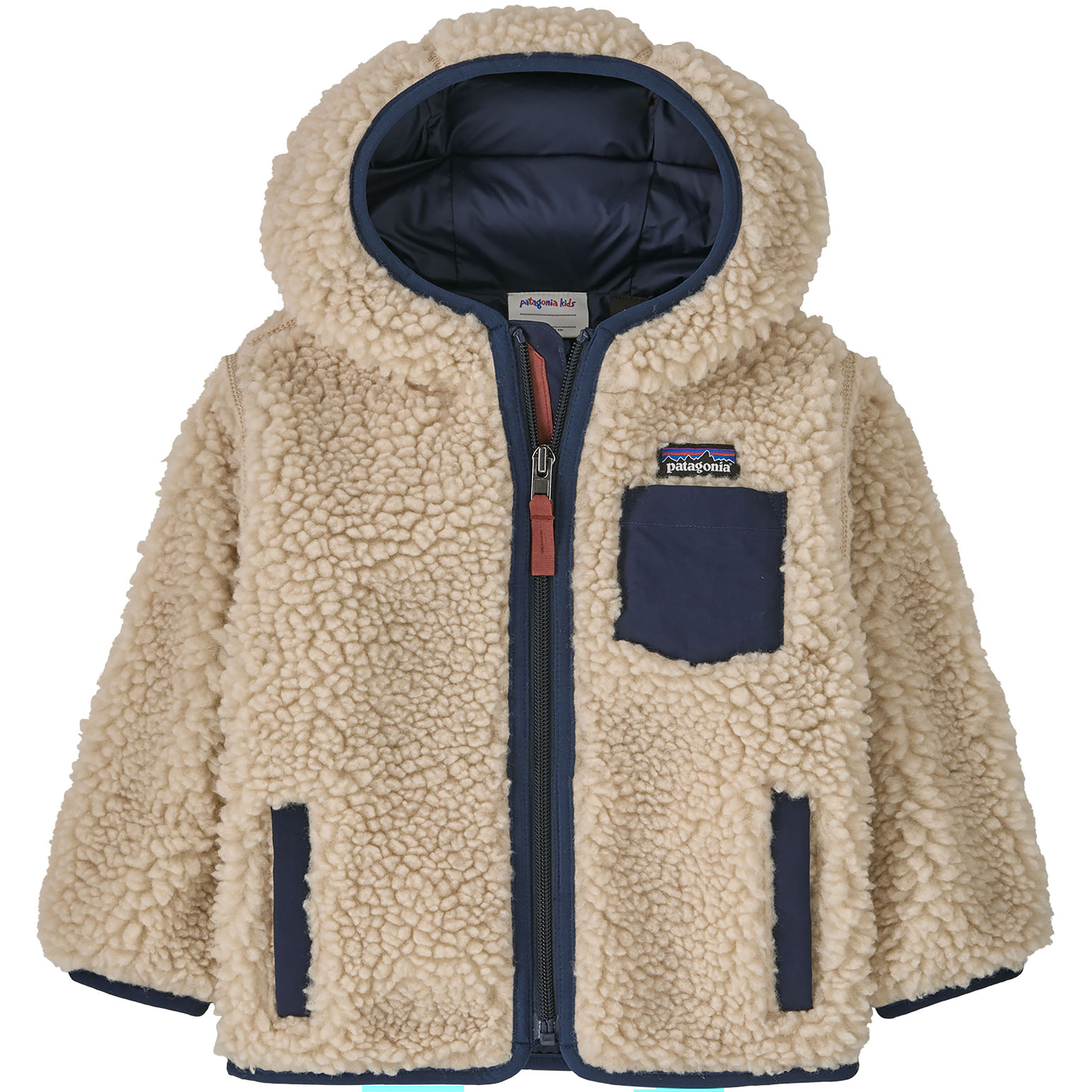 Patagonia Baby Retro-X Kinder Fleecejacke beige Größe 97 Lifestyle Windabweisend Wasserabweisend