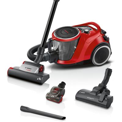 BOSCH Bodenstaubsauger "Serie 6 ProAnimal BGC41PET, ideal für Tierhaare, Hygiene-Filter", rot (tornadorot, schwarz), B:32,4cm H:26,7cm T:47,7cm, Bodenstaubsauger, 10 Jahre Motorgarantie, für Parkett/Teppich/Fliesen, Turbo-Düse, rot