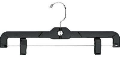 The Great American Hanger Company Classic Plastic Bottom Hanger with Adjustable Clips