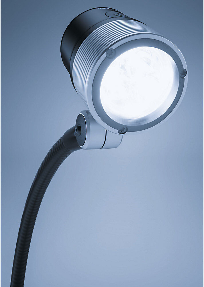 LED-Flexarm-Maschinenleuchte, 8 W, Spot mit Abstrahlwinkel 40° Waldmann