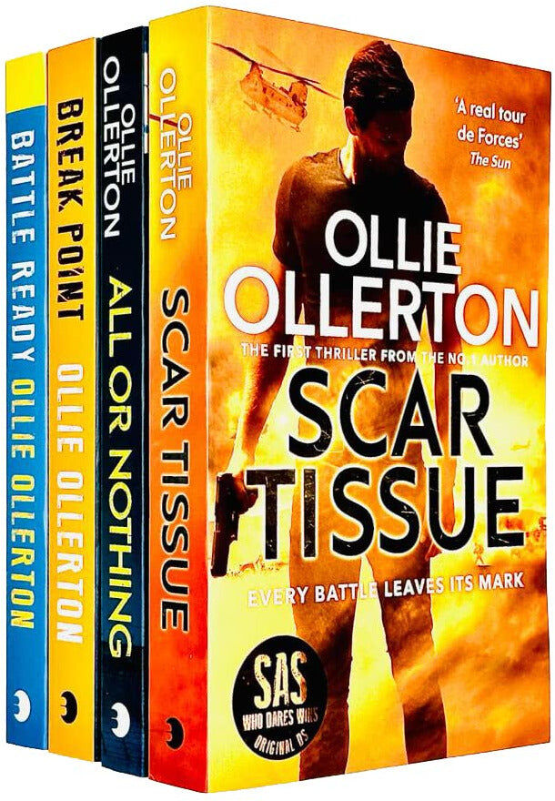 Blink Publishing Ltd Ollie Ollerton 4 Book Collection – Scar Tissue, Break Point, Battle Ready & All or Nothing