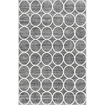 Myflair Möbel & Accessoires "Titan Trellis, LAGERRÄUMUNG" rechteckig 13 mm Höhe Kurzflor, gewebt, modernes Design, Motiv Kreise