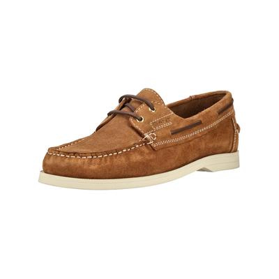 Bootsschuh GANT "Gant Halbschuhe Veloursleder", Herren, Gr. 43, braun (sand), Veloursleder, Schuhe Bootsschuh