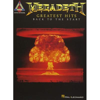 Megadeth Greatest Hits: Back to the Start Guitar Recorded Versions Note-For-Note Guitar Tab 16 Songs Including Symphony of Destruction, Hangar 18 and